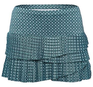 L17 Deco Pleat Scallop Skirt