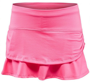G17 Pindot Rouched Tier Skirt