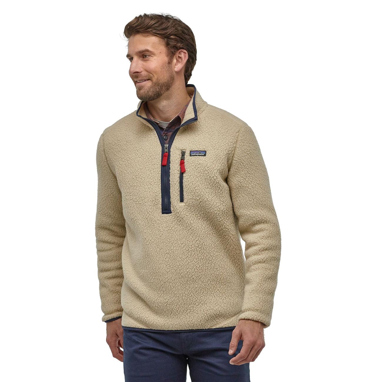 retro pile pullover