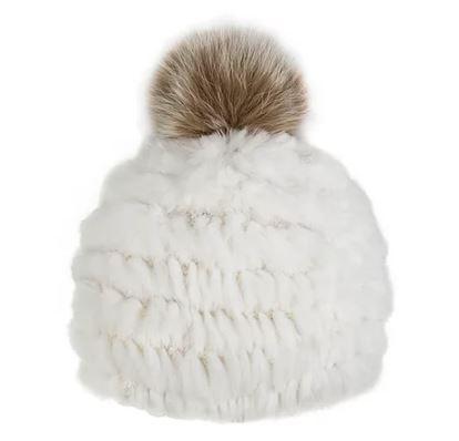 L25 Rabbit/beanie W/pom