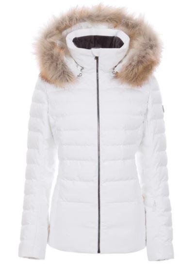 L24  FERA Julia Faux Fur Womens Insulated Ski Jacket : 102/WHTCLD