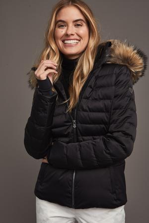 L22  FERA Julia Faux Fur Womens Insulated Ski Jacket 