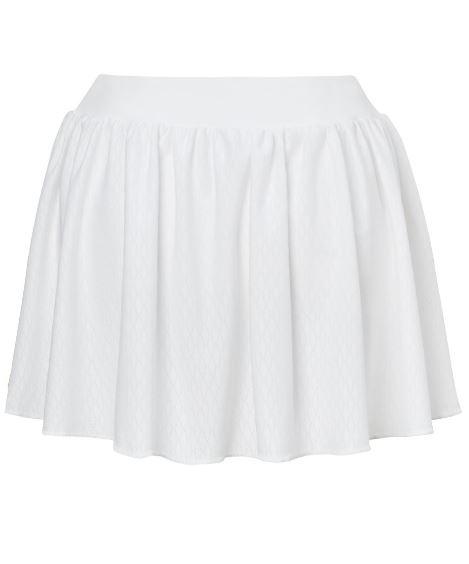 L22 Ballet Pirouette Skirt: 1/WHITE