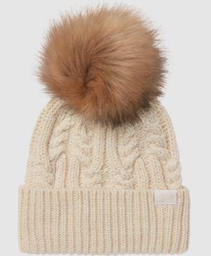 L23 Oh Mega Fur Pom Beanie