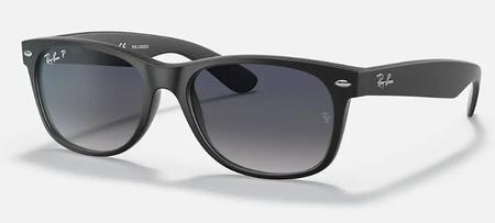 New Wayfarer Matte Bk W Blue Grad