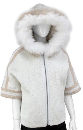 L24 Lamb/nylon/fox Jacket/vest