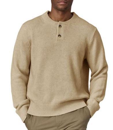 M25 Recycled Wool-blend Buttoned Sweater