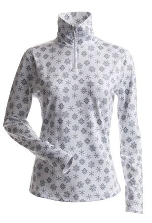 L25 Snowflake Zip T-neck